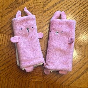 Car seat pink strap covers